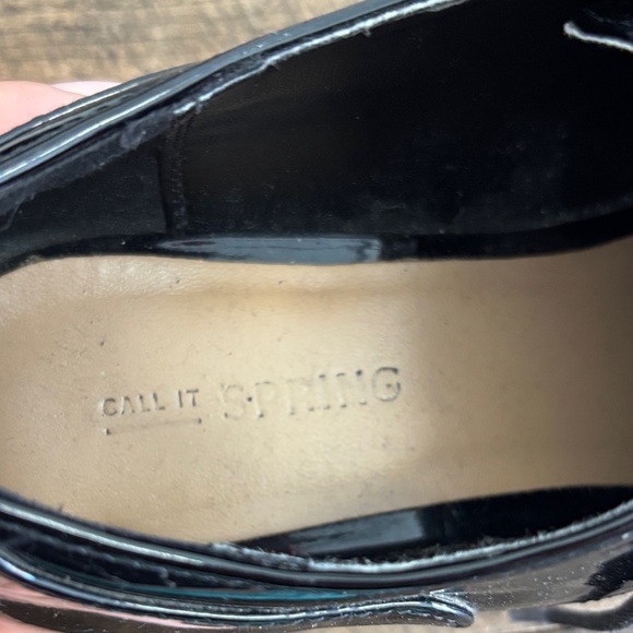 Call It Spring Black Patent Sneakers - Picture 7 of 8